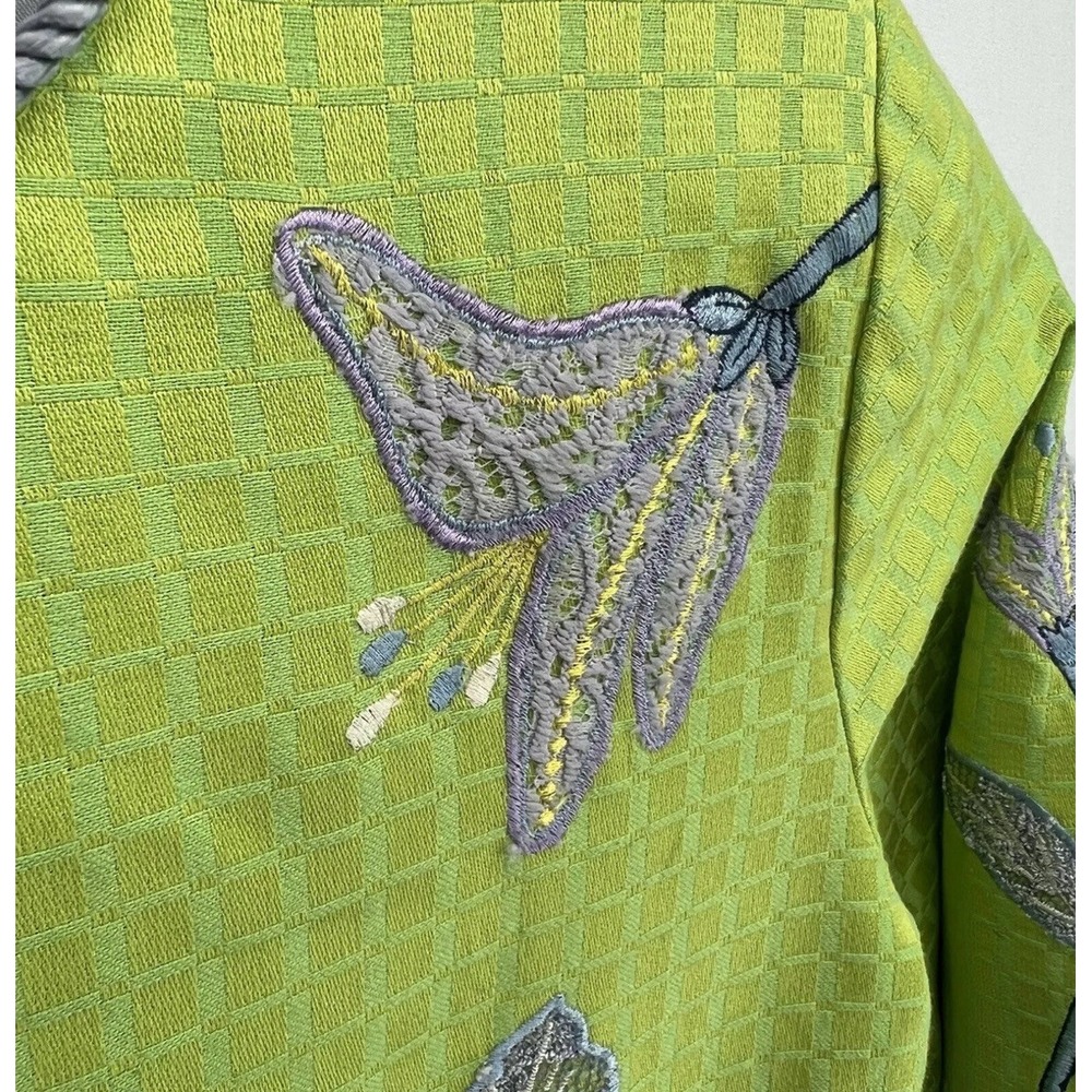 Indigo Moon Size Small Jacket Toggle Front Lined … - image 4